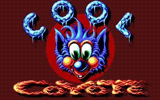 Fire & Ice (DOS) screenshot: Cool Coyote Screen (EGA)