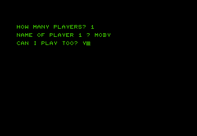 Contact (Commodore PET/CBM) screenshot: Options