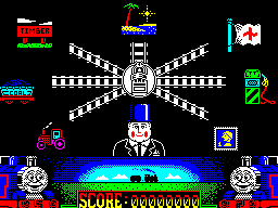 Screenshot of Thomas the Tank Engine & Friends (ZX Spectrum, 1990 ...