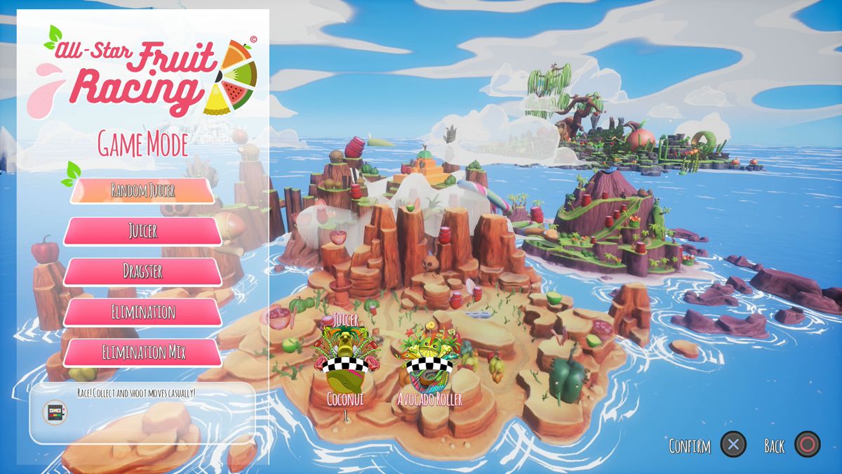 All-Star Fruit Racing (PlayStation 4) screenshot: Race Customization