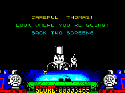 Screenshot of Thomas the Tank Engine & Friends (ZX Spectrum, 1990 ...
