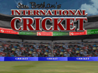 Cricket 96 (DOS) screenshot: Title screen