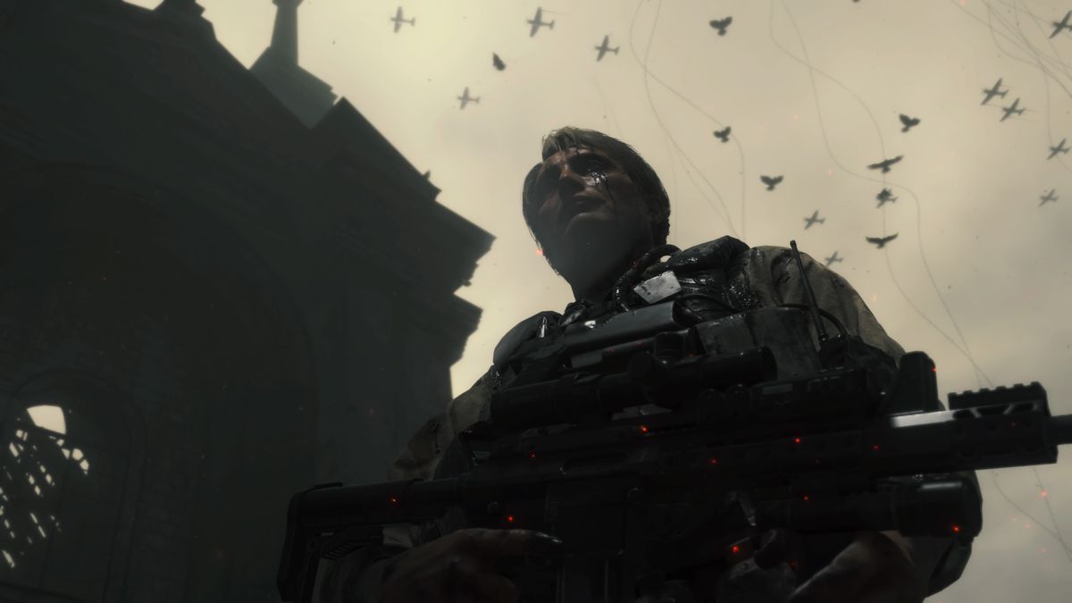 Death Stranding (PlayStation 4) screenshot: World War II war zone