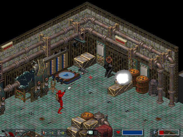 Crusader: No Remorse (Windows) screenshot: Special forces are a bit tougher to dispose of