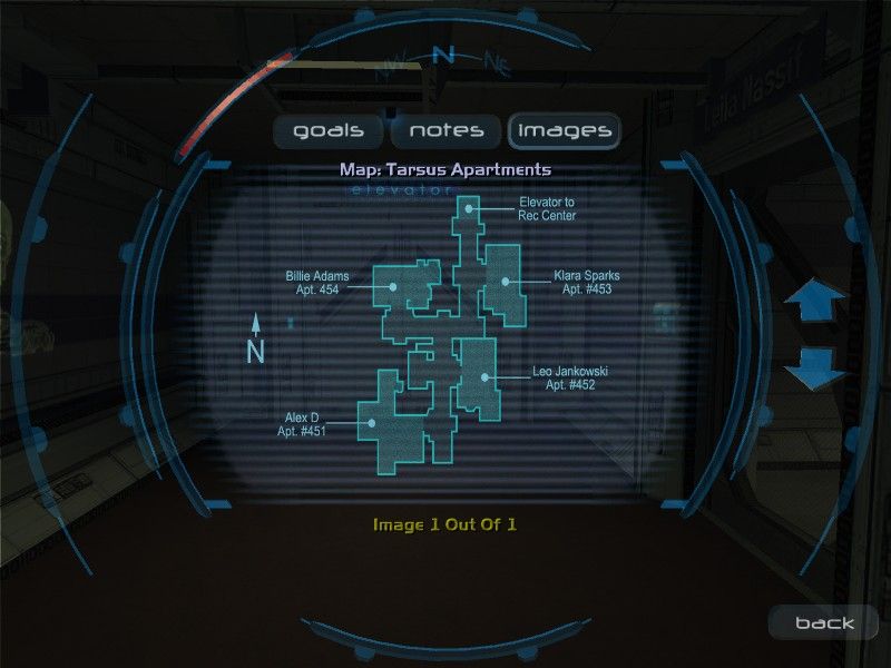 Deus Ex: Invisible War (Windows) screenshot: It may be useful to find a map of the area until you get more familiar