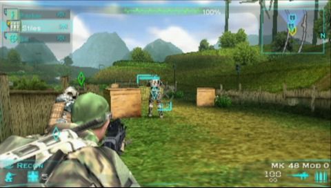Screenshot of Tom Clancy's Ghost Recon: Predator (PSP, 2010) - MobyGames