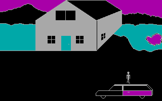 Snooper Troops (DOS) screenshot: At a house