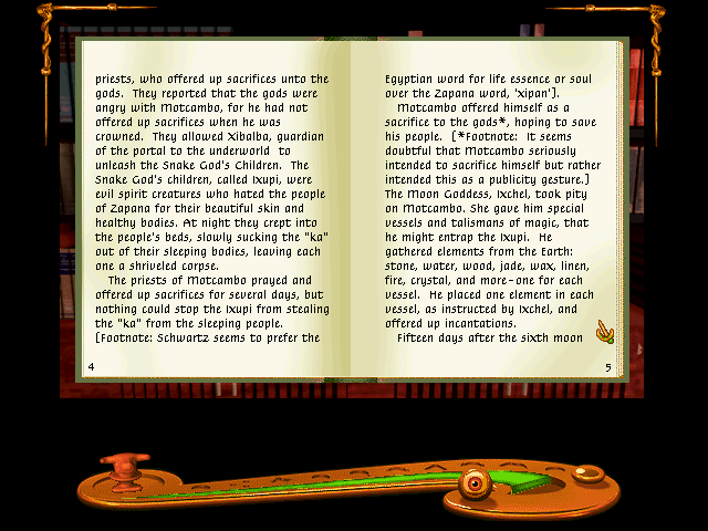 Shivers (Windows 3.x) screenshot: theres a lot of reading to do during the game