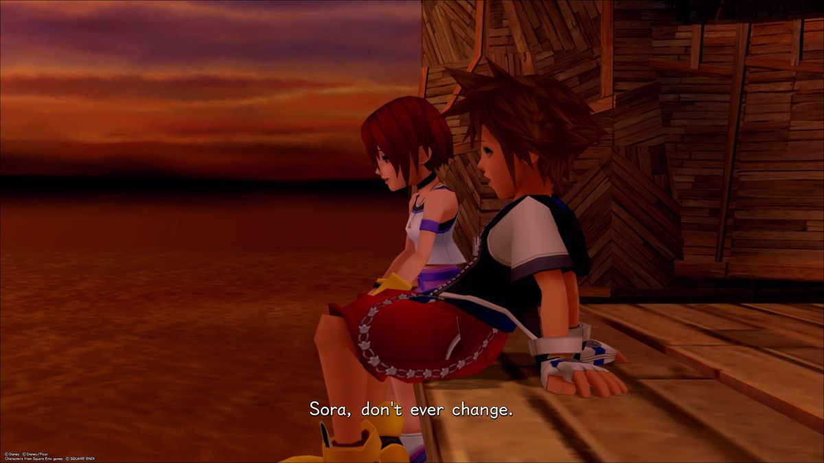 Kingdom Hearts III (PlayStation 4) screenshot: The beginning of Sora's journey