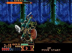 Crossed Swords (1991), Neo Geo Game