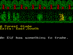 Mindstone (ZX Spectrum) screenshot: One elf, no shelf