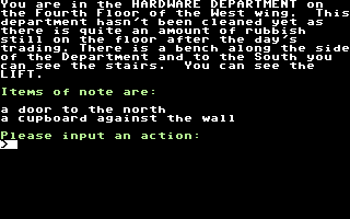 The Dare (Commodore 64) screenshot: In the Hardware department