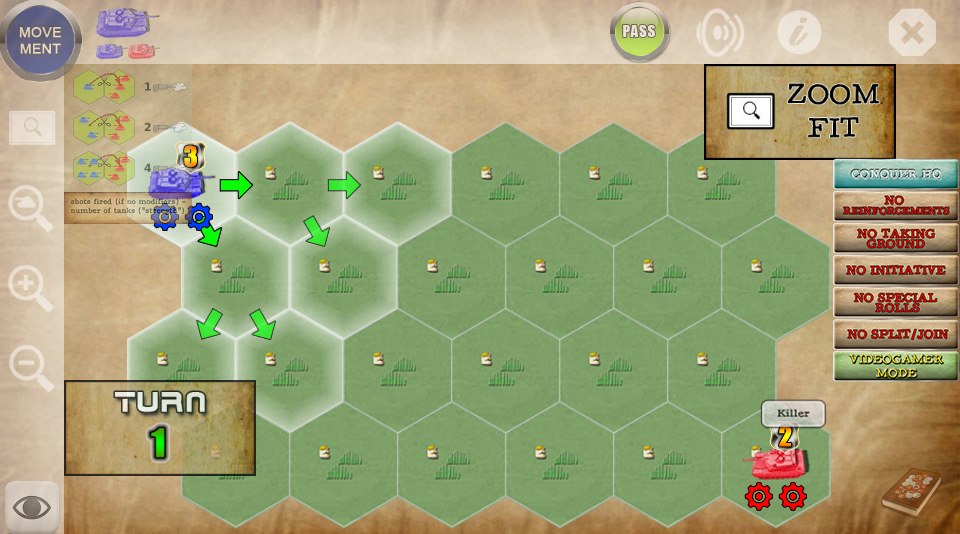 Retaliation: Path of War (Browser) screenshot: Mission 5