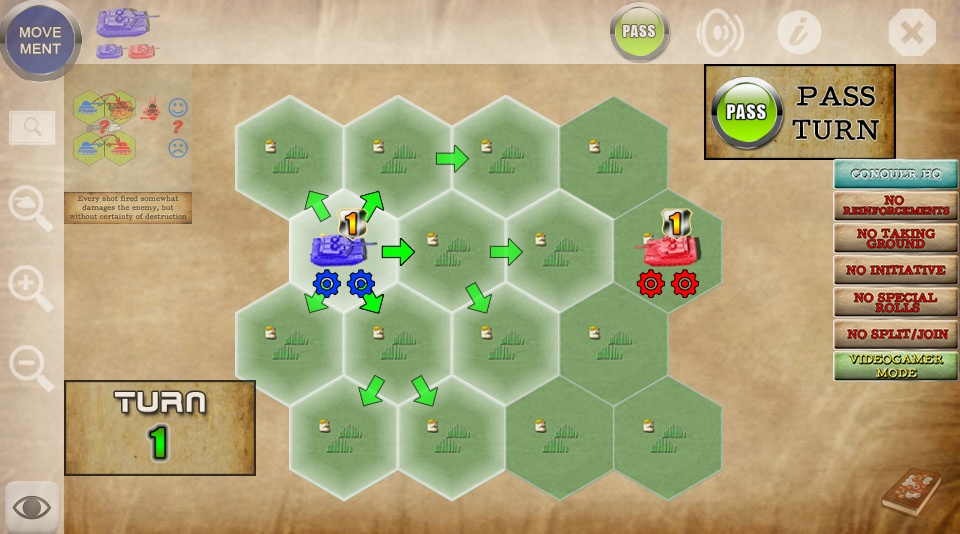 Retaliation: Path of War (Browser) screenshot: Mission 3