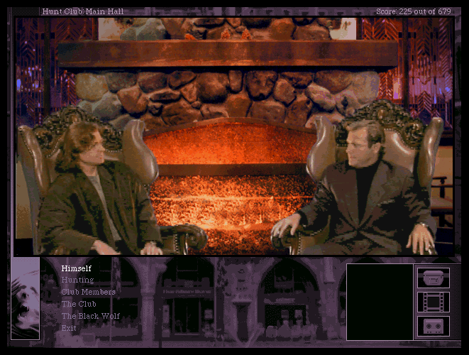 The Beast Within: A Gabriel Knight Mystery (Windows) screenshot: Talking to von Zell, a first one to kill.