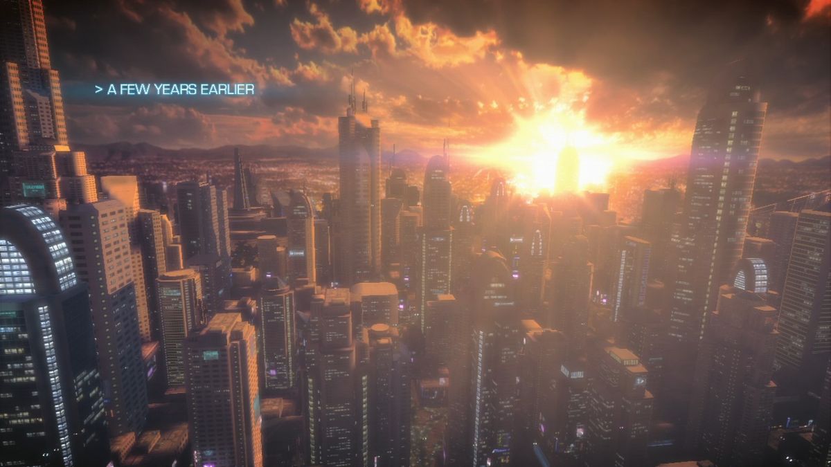 Bulletstorm (PlayStation 3) screenshot: The view of the city