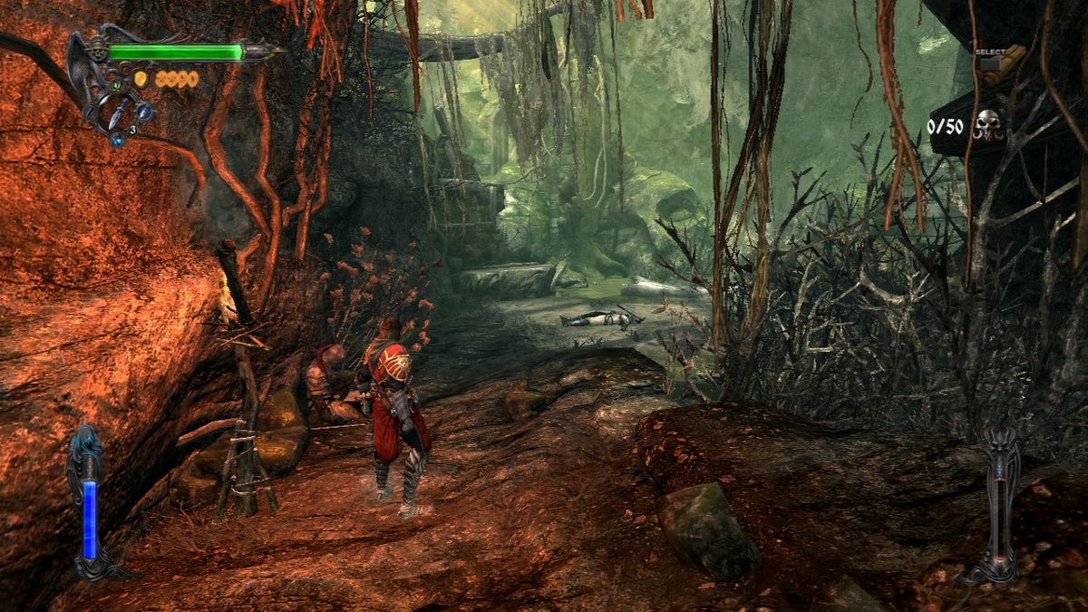 Castlevania: Lords of Shadow (PlayStation 3) screenshot: Approaching the swamp area