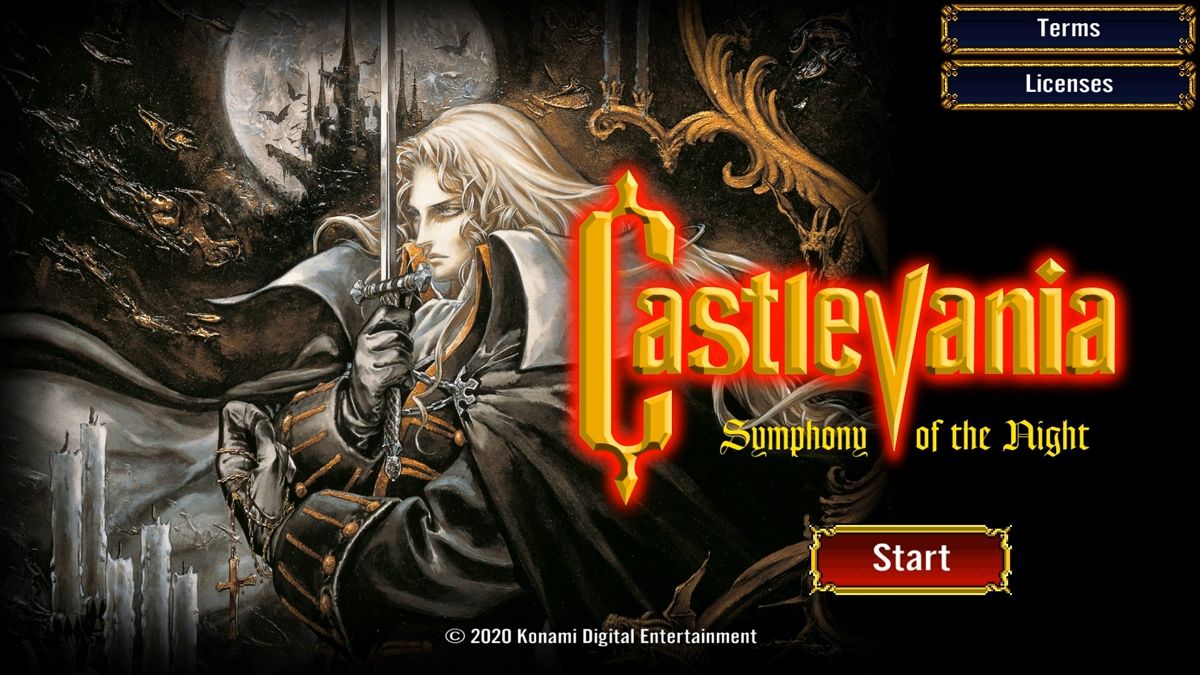 Castlevania: Symphony of the Night (Android) screenshot: Title screen