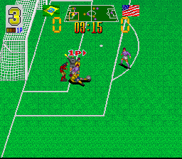 Super Soccer Champ (SNES) screenshot: Foul