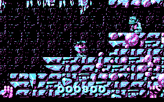 Magic Pockets (DOS) screenshot: One of many enemies. (CGA card)