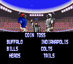 Screenshot of Tecmo Super Bowl (SNES, 1993) - MobyGames