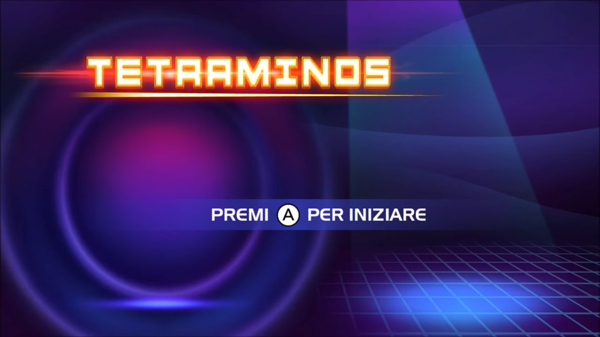 Tetraminos (Wii U) screenshot: Title Screen