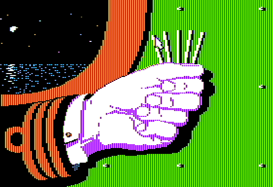 Dive Bomber (Apple II) screenshot: Choosing a Mission