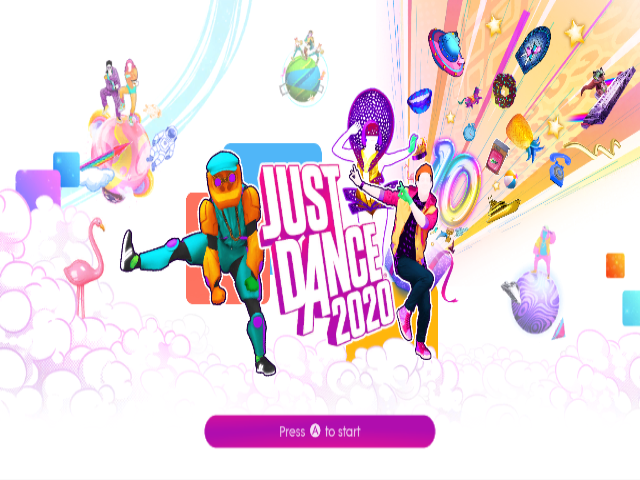 Just Dance 2020 (Wii) screenshot: Title Screen