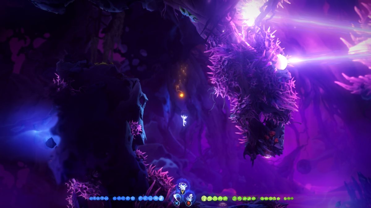 Ori and the Will of the Wisps (Windows) screenshot: One of the final environments in the game