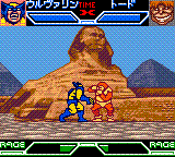 X-Men: Mutant Academy (Game Boy Color) screenshot: Wolverine vs. Toad