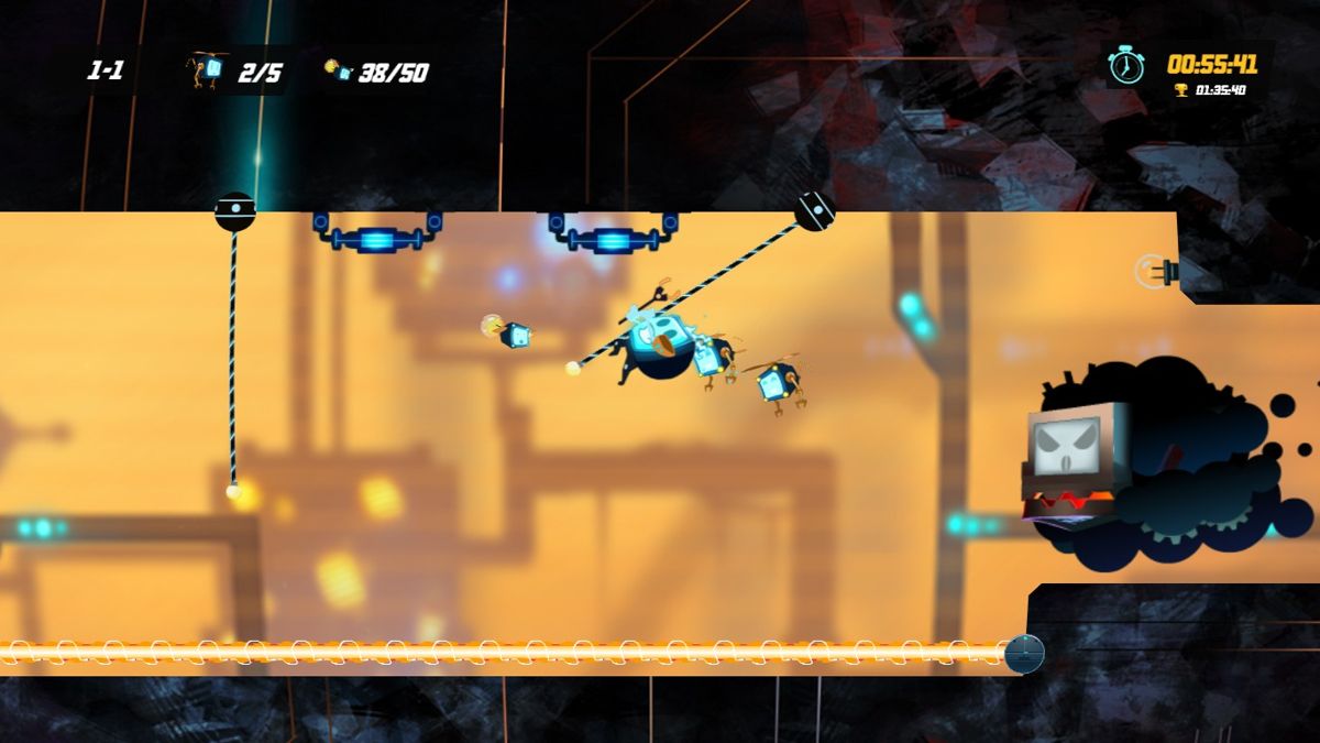 Mechanic Escape (Windows) screenshot: An enemy appears.