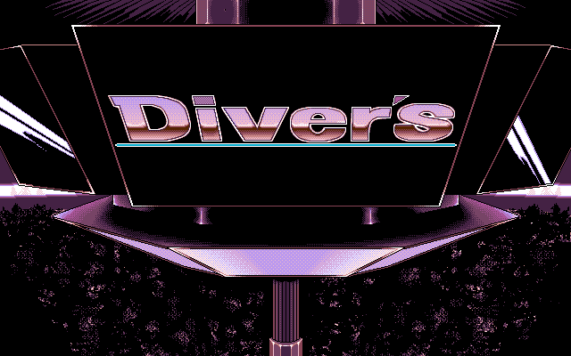 Diver's (PC-98) screenshot: Title screen