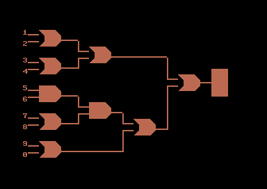 Screenshot of Boolean Brain (Commodore 64, 1984) - MobyGames