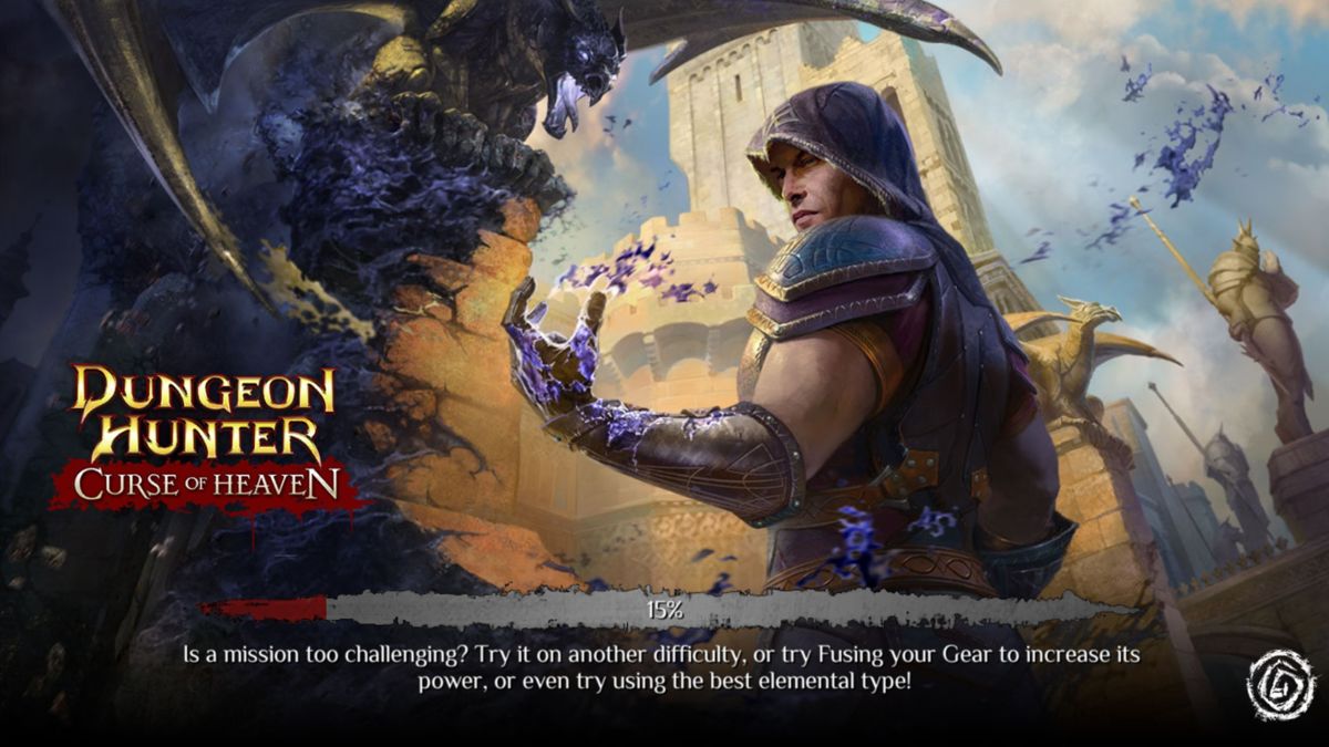 Dungeon Hunter: Curse of Heaven (Android) screenshot: Loading screen