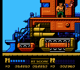 Double Dragon II: The Revenge (NES) screenshot: Abore shows no mercy.