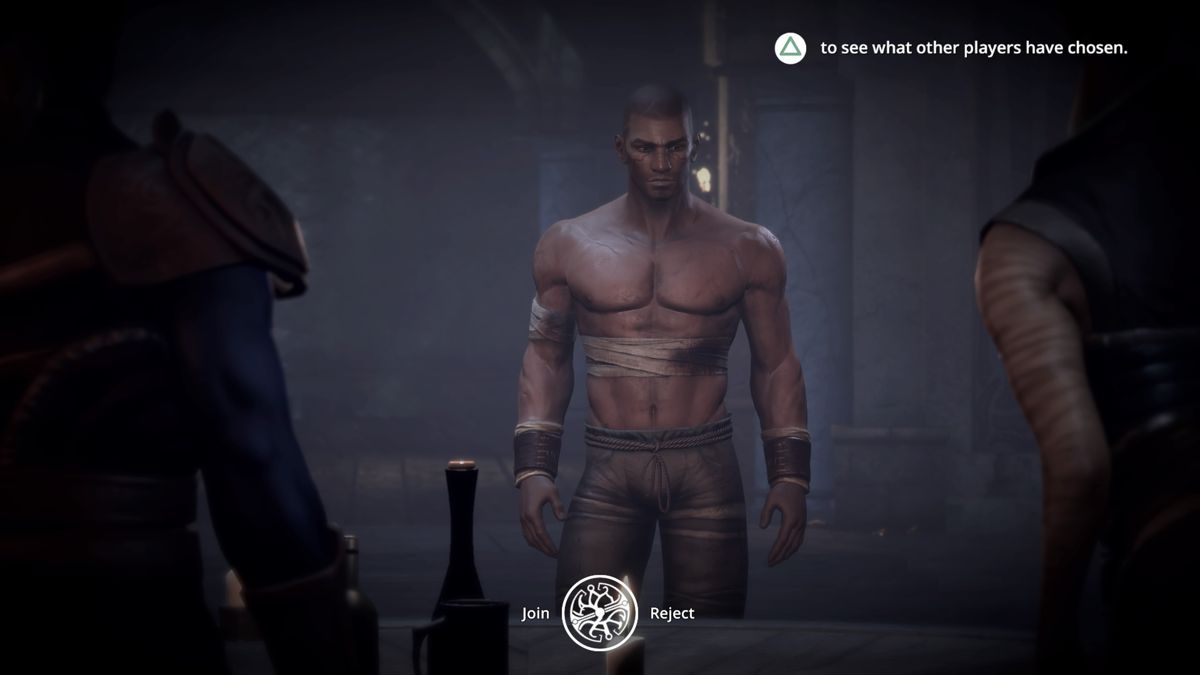 Dreamfall Chapters (PlayStation 4) screenshot: Book 2: Choosing whether to join the rebels or reject their offer