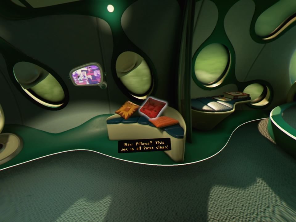 Psychonauts in the Rhombus of Ruin (PlayStation 4) screenshot: Various items can be interacted with or looked at