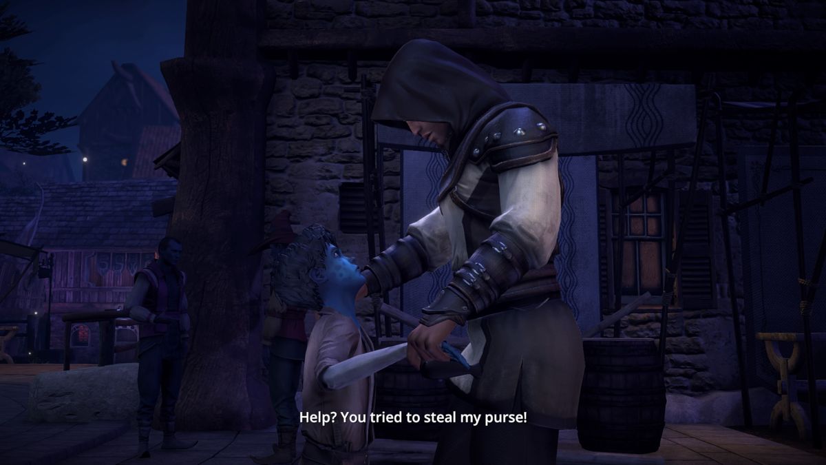 Dreamfall Chapters (PlayStation 4) screenshot: Book 2: Catching a pickpocket