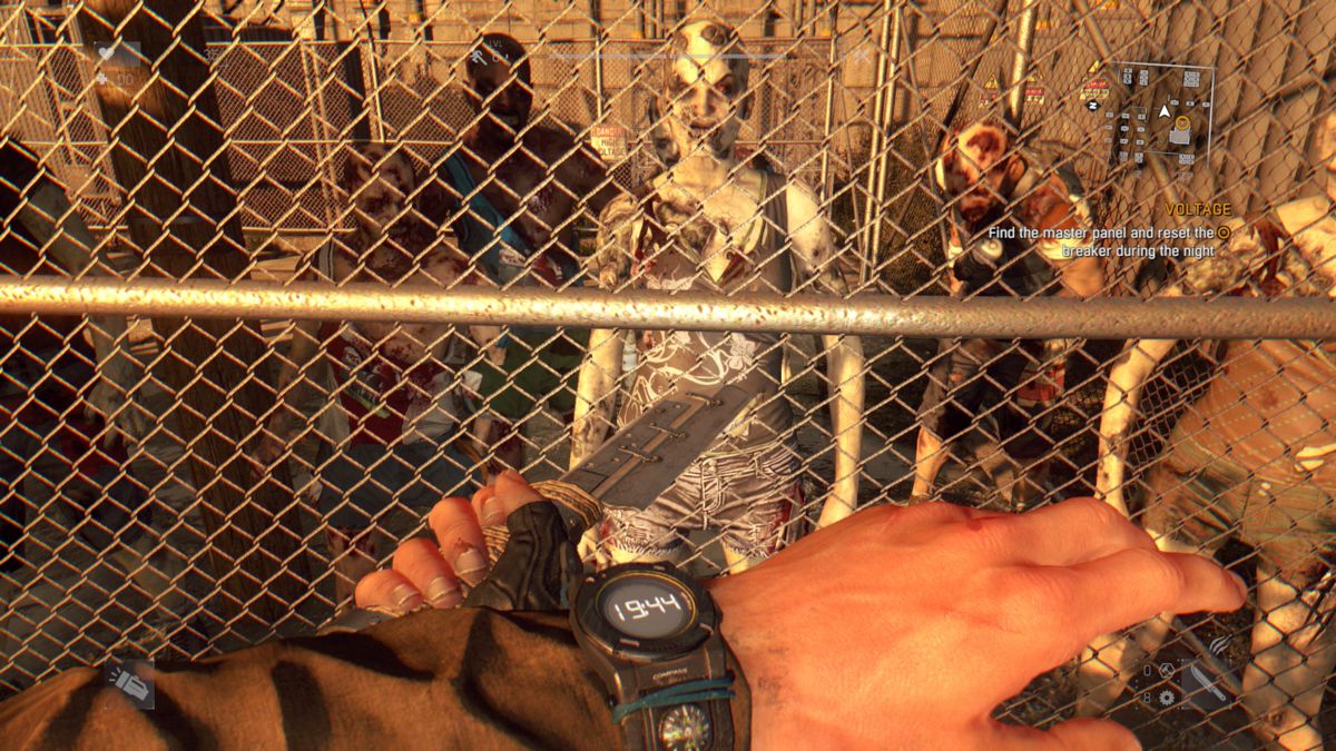 Dying Light (Windows) screenshot: Right in that moment they knew they were meant for each other.